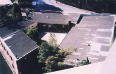 The warehouse complex viewed from Anzac Bridge